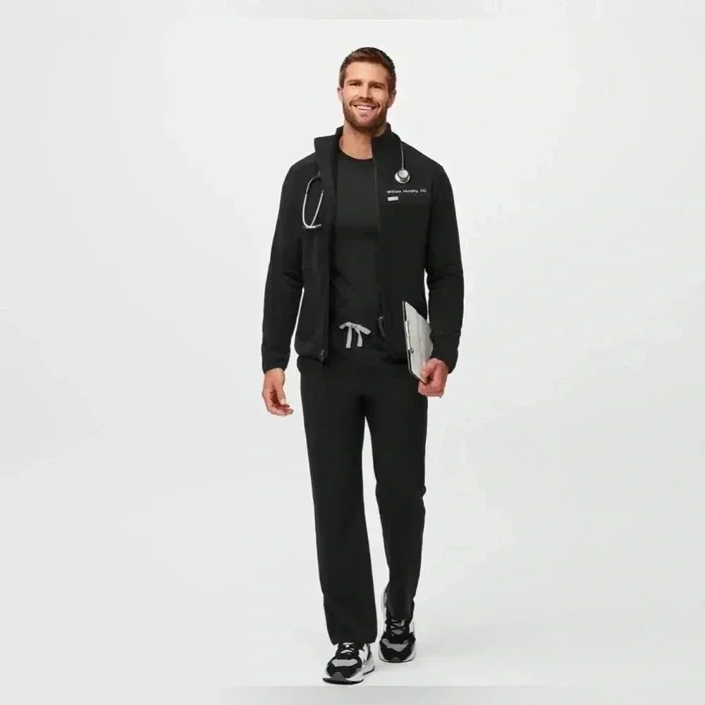 FIGS Men’s Pisco Basic Scrub Pants Black Size M (00892)